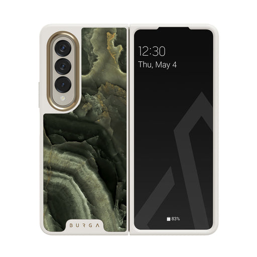Misty Forest - Green Marble Samsung Galaxy Z Fold 4 Case