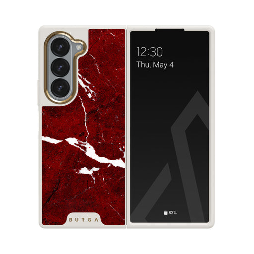 Iconic Red Ruby - Marble Samsung Galaxy Z Fold 6 Case