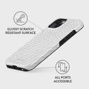 Glacial Desert - White Snakeskin iPhone 13 Case 7